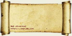 Anđela Ristovski vizit kartica